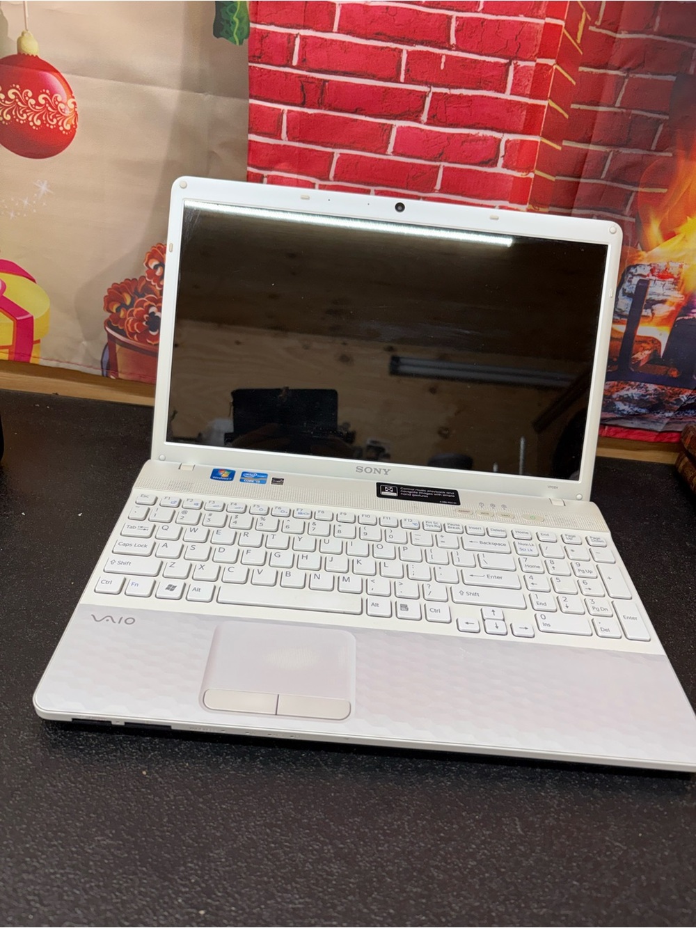Sony White VAIO 15.6" Laptop with Full Keyboard